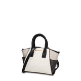 Borsa a Mano in Pelle Vegana Bianco