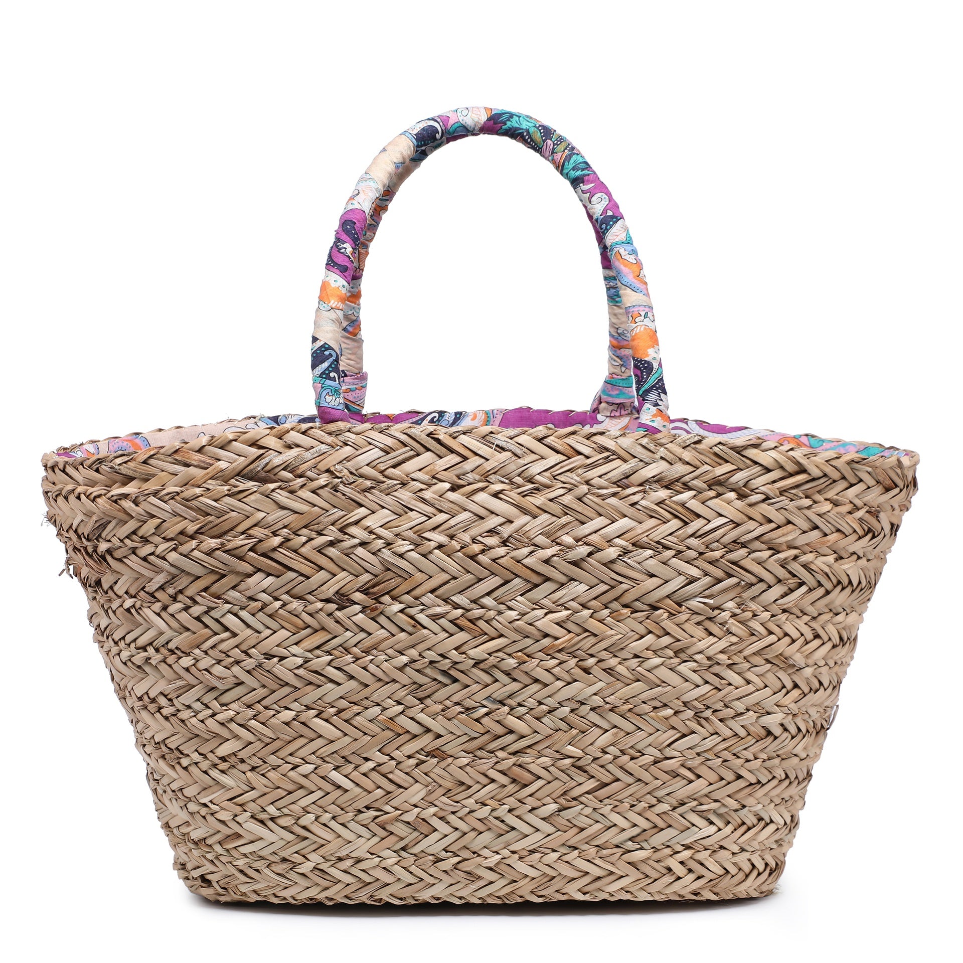 Borsa Shopper in Rattan Viola