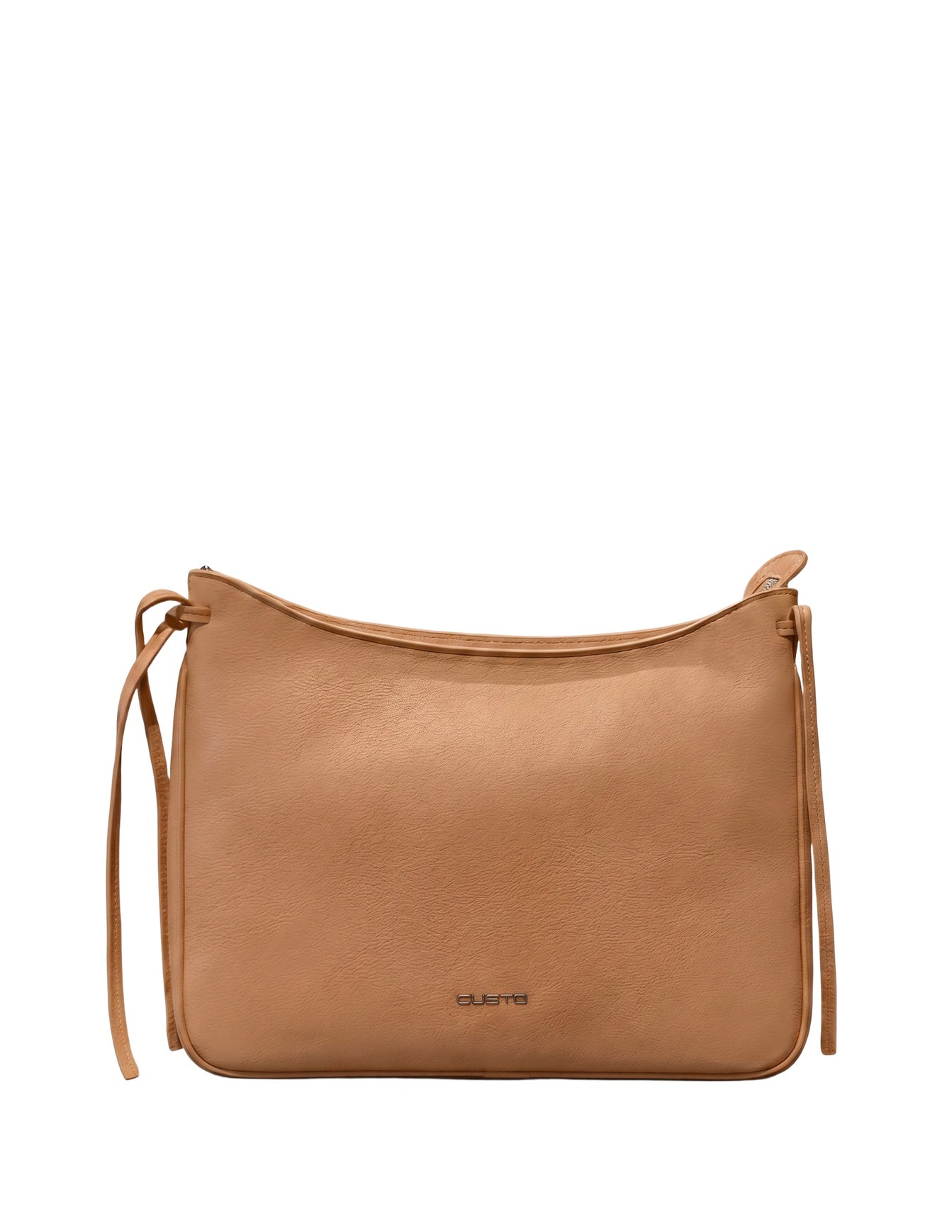 Borsa a mano in Pelle Vegana Tan CUSTO BARCELONA