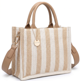 Borsa a Tracolla in Poliestere Beige