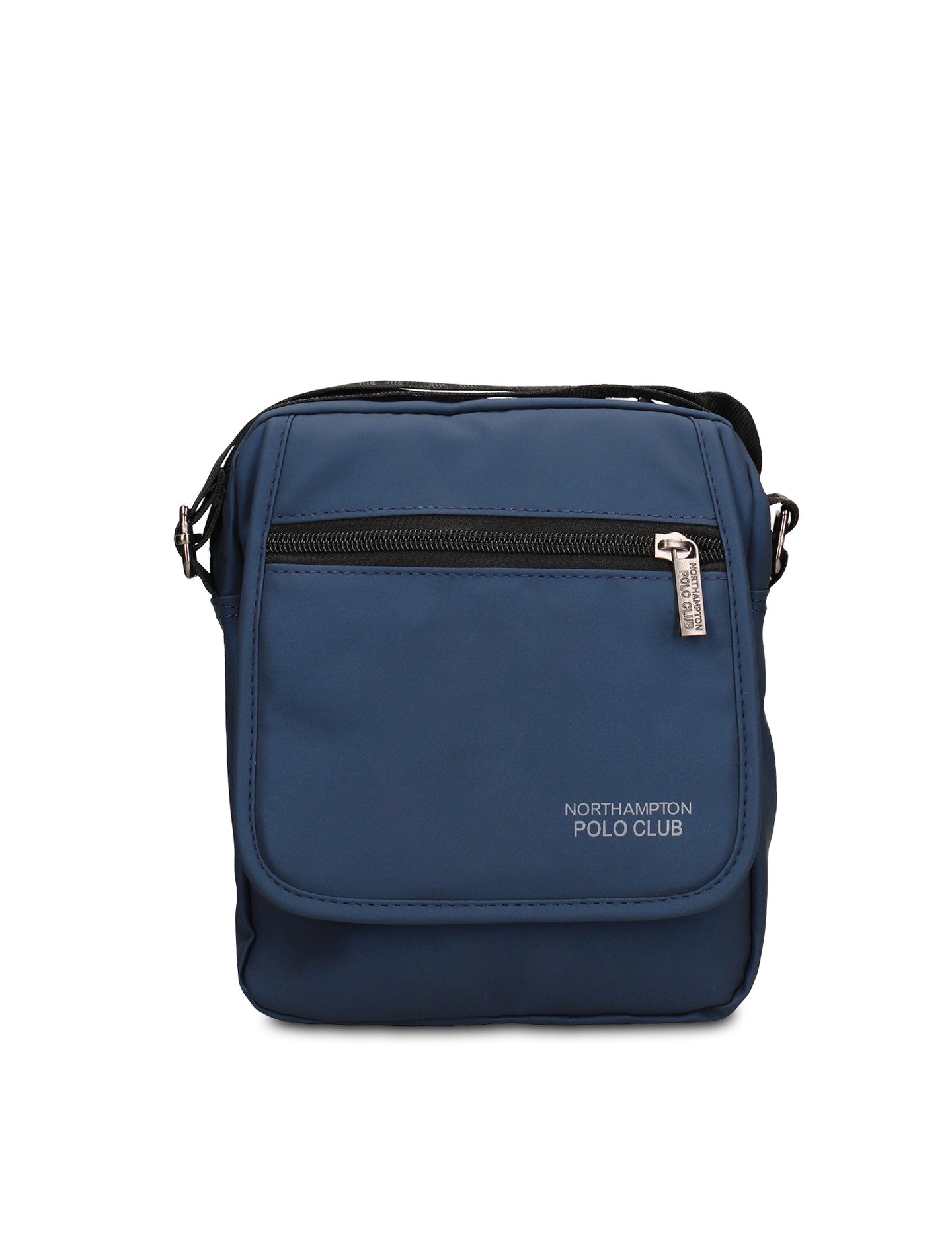 Borsa a Tracolla in 100% Pu Vegan Leather Blu
