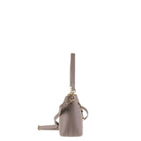 Borsa a Spalla in Vera Pelle Taupe