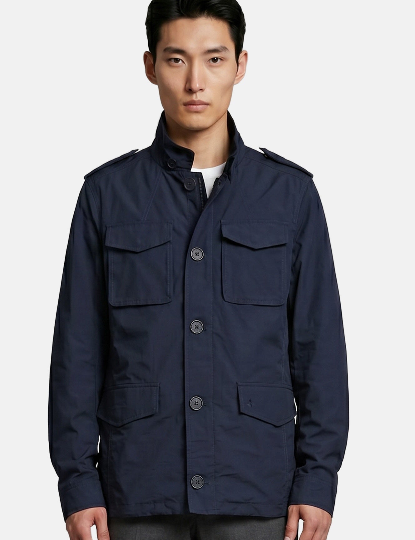 Giubbotto in Cotone Blu Navy Navigare
