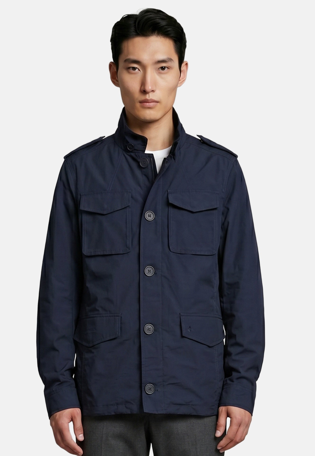 Giubbotto in Cotone Blu Navy Navigare