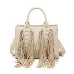 Borsa a Mano in Polyurethane Beige