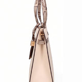 Borsa a Mano in Pelle Vegana Beige
