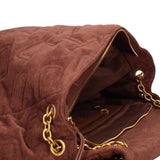 Borsa a spalla CUSTO - Marrone scuro