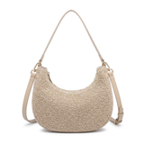 Borsa a Tracolla in Poliestere Beige