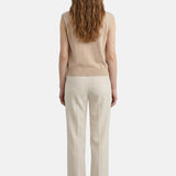 Vestito in Viscosa Taupe