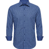 Camicia in Cotone Blu Jeans