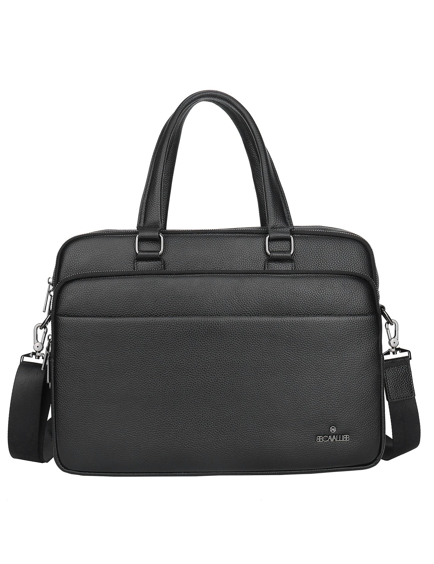 Borsa a Mano in Vera Pelle Nero