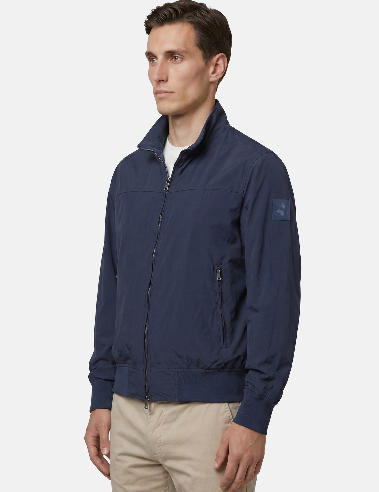 Giubbotto in Nylon Blu Navy