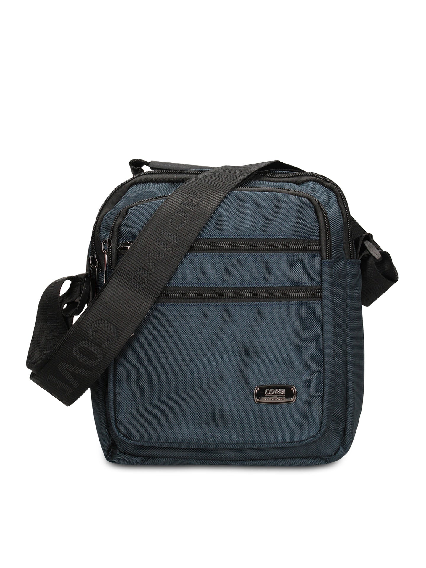 Borsa a Tracolla in 100% Pu Vegan Leather Blu