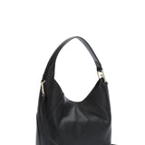 Borsa a Spalla in Dollaro Leather Nero