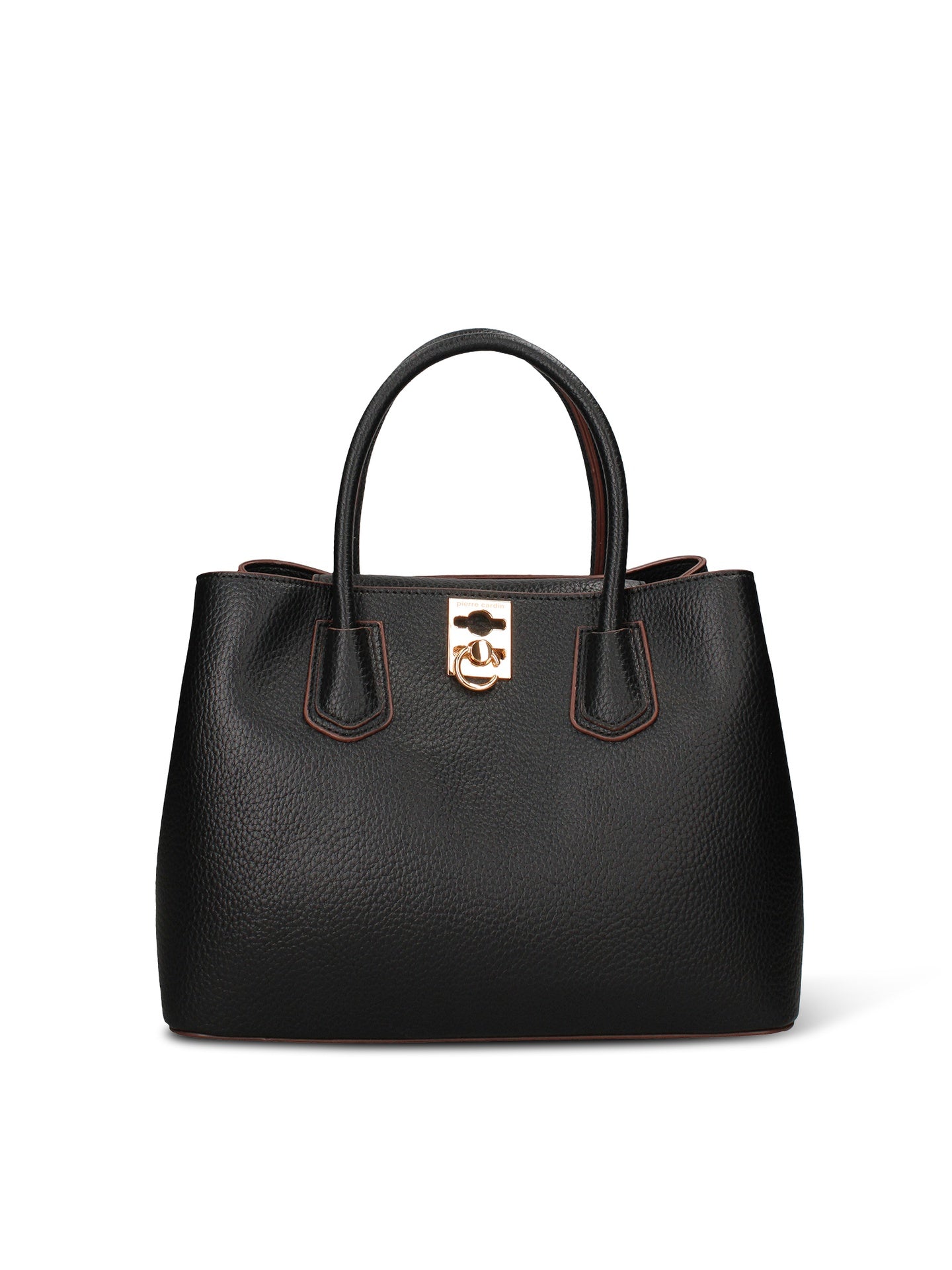 Borsa a Mano in Pelle Vegana Nero Pierre Cardin