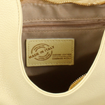 Borsa a Mano in Dollaro Leather Giallo