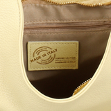 Borsa a Mano in Dollaro Leather Giallo