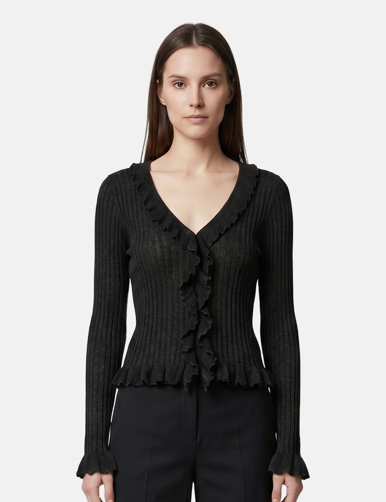 Vestito in Poliestere Nero Roberta Rossi