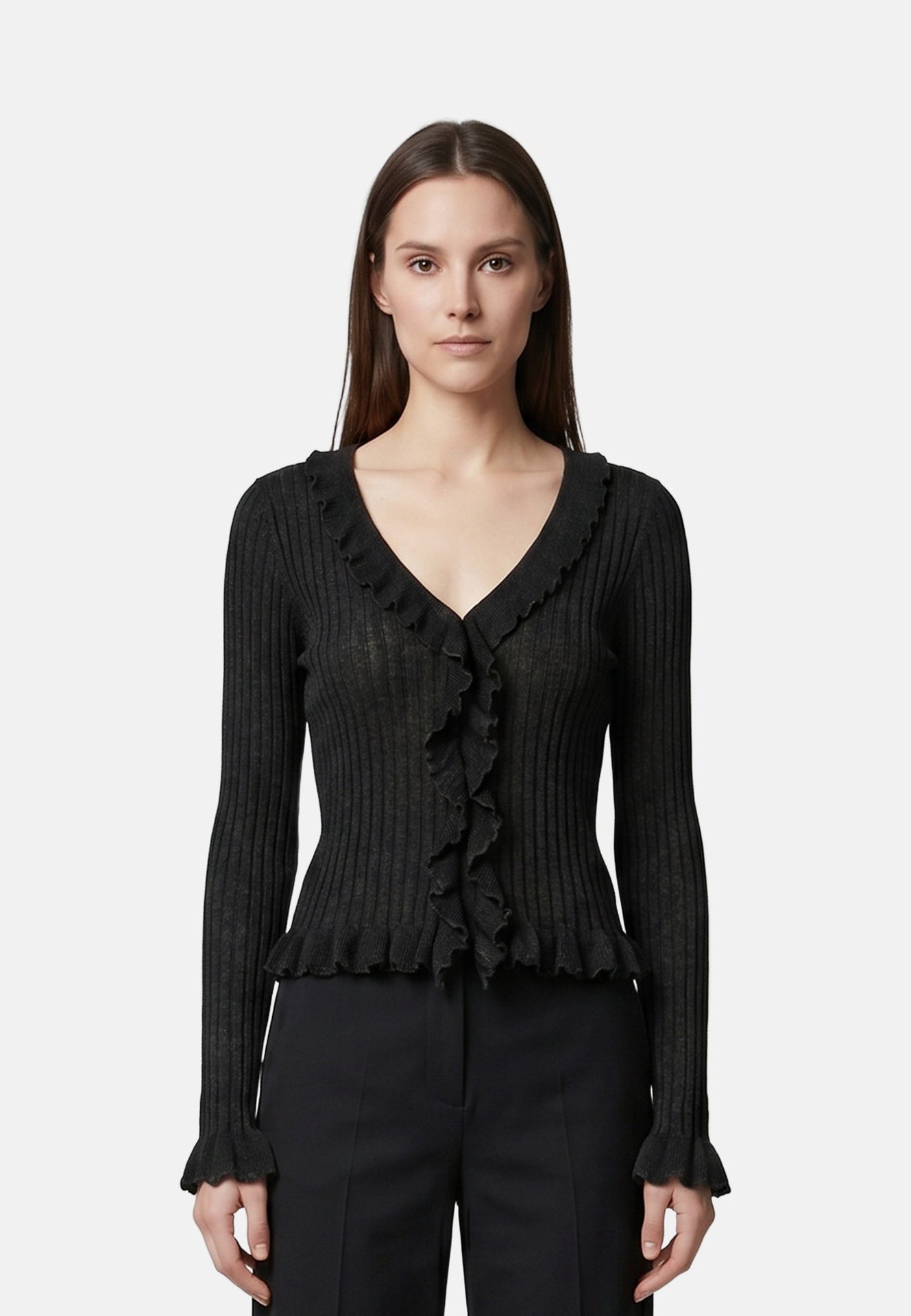Vestito in Poliestere Nero Roberta Rossi