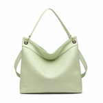 Borsa a Spalla in Pelle Vegana Verde