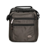 Borsa a Tracolla in 100% Pu Vegan Leather Grigio