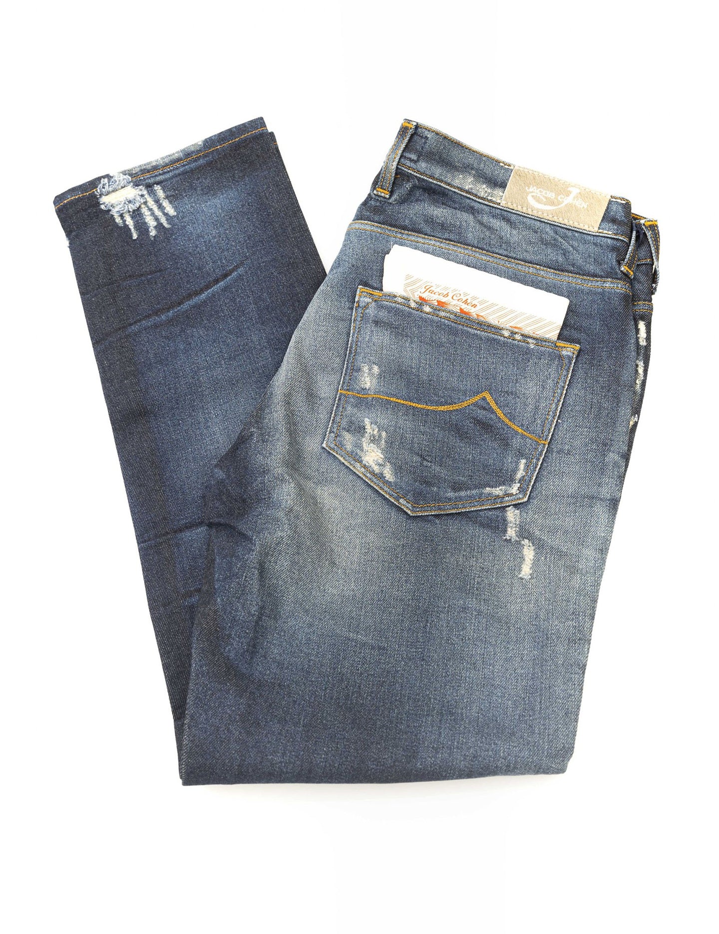 Jeans in Vera Pelle Blu Jeans