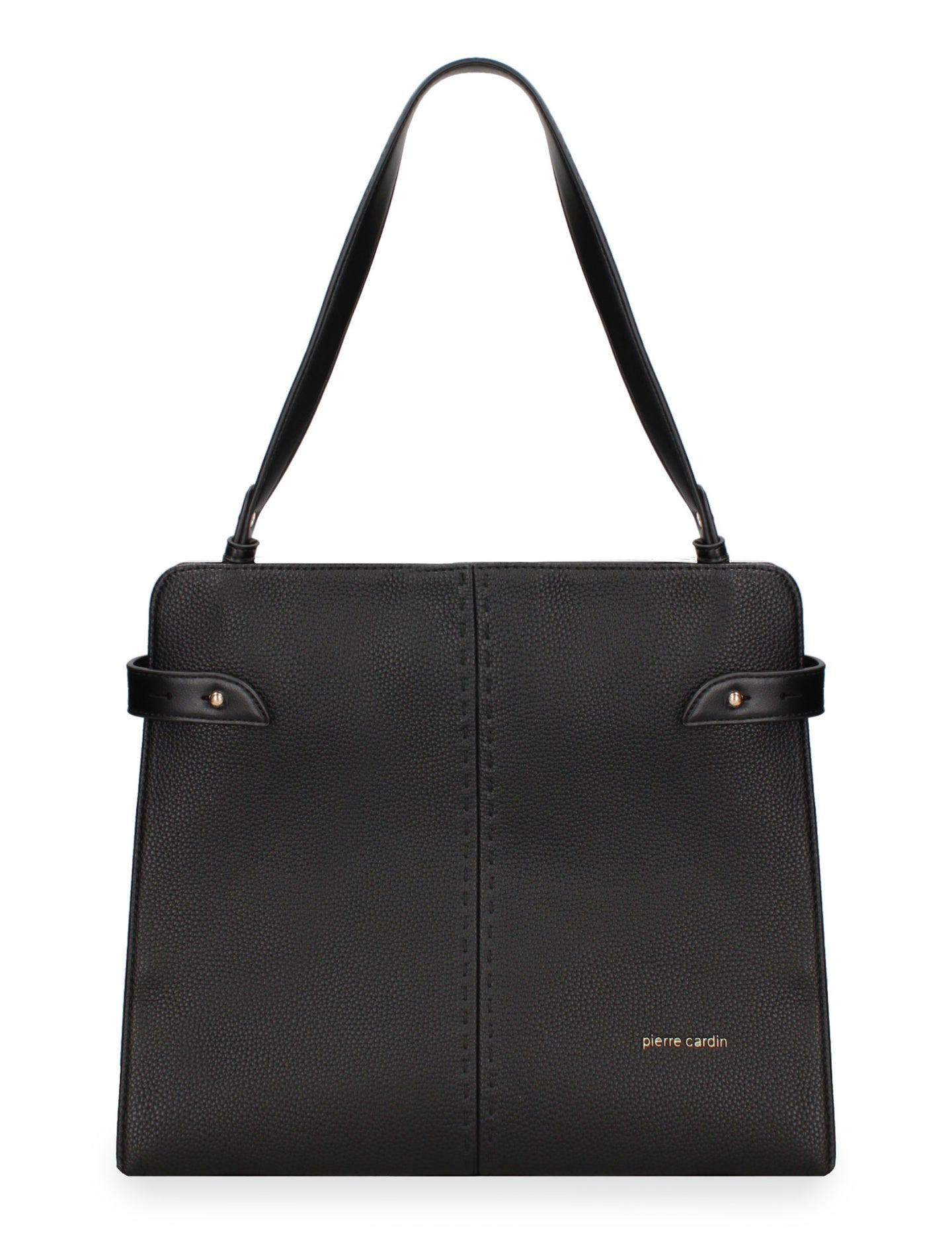 Borsa a Spalla in Pelle Vegana Nero Pierre Cardin