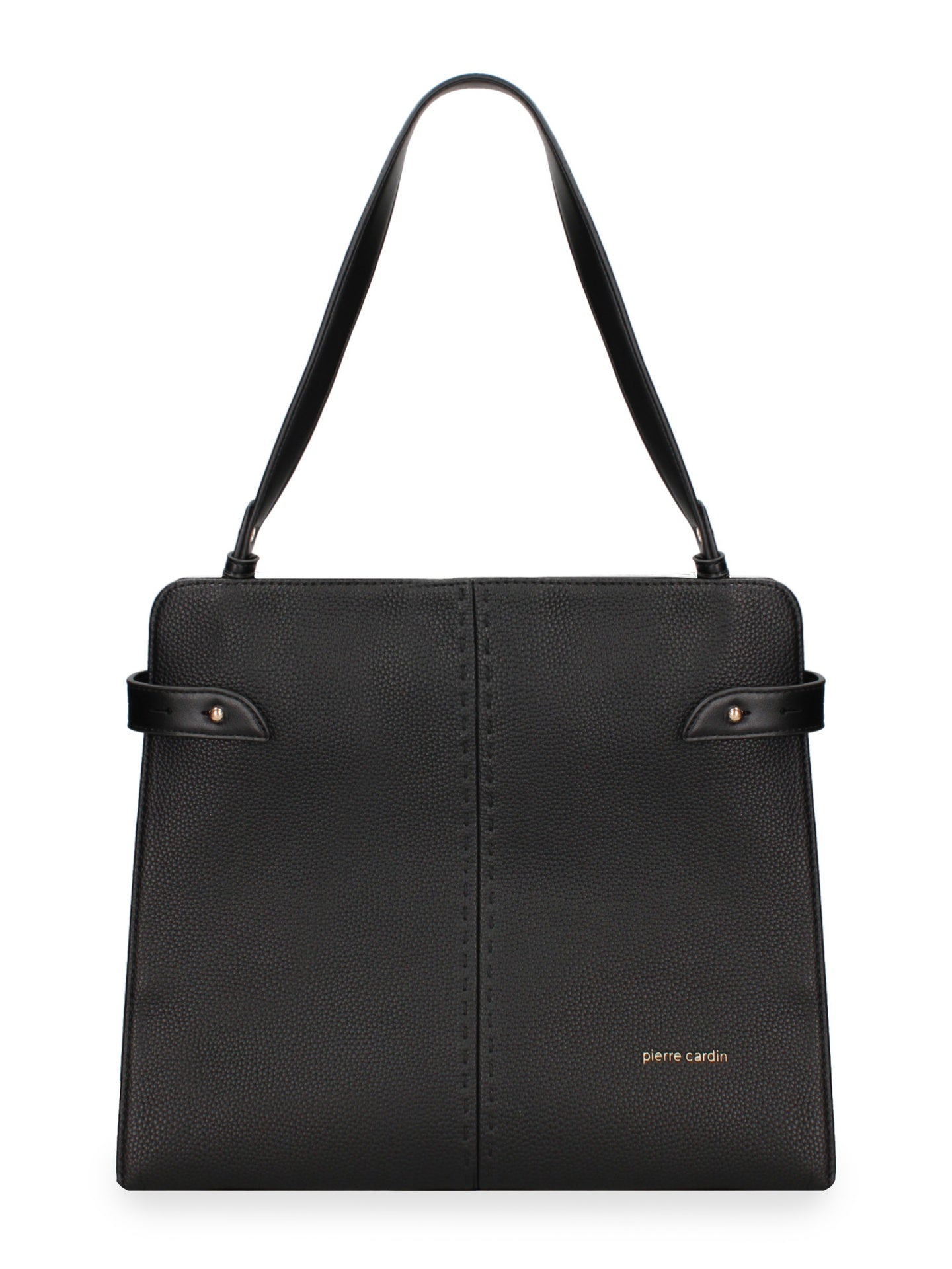 Borsa a Spalla in Pelle Vegana Nero Pierre Cardin