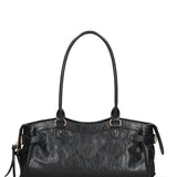 Borsa a Mano in Vera Pelle Nero