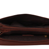 Borsa a Tracolla in Pelle Vegana Marrone