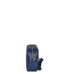 Borsa a Tracolla in Dollaro Leather Blu Scuro
