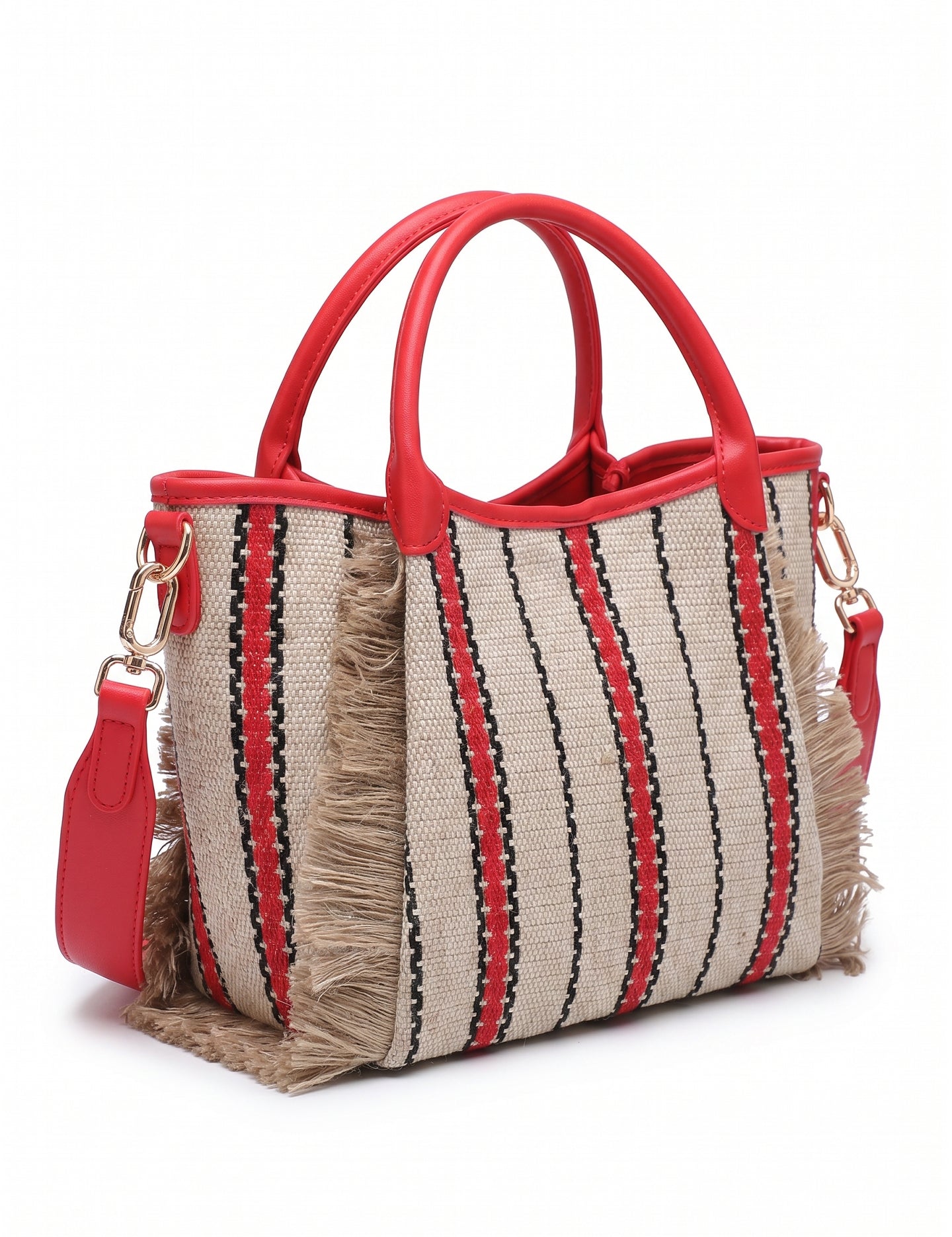 Borsa Shopper in Cotone Rosso