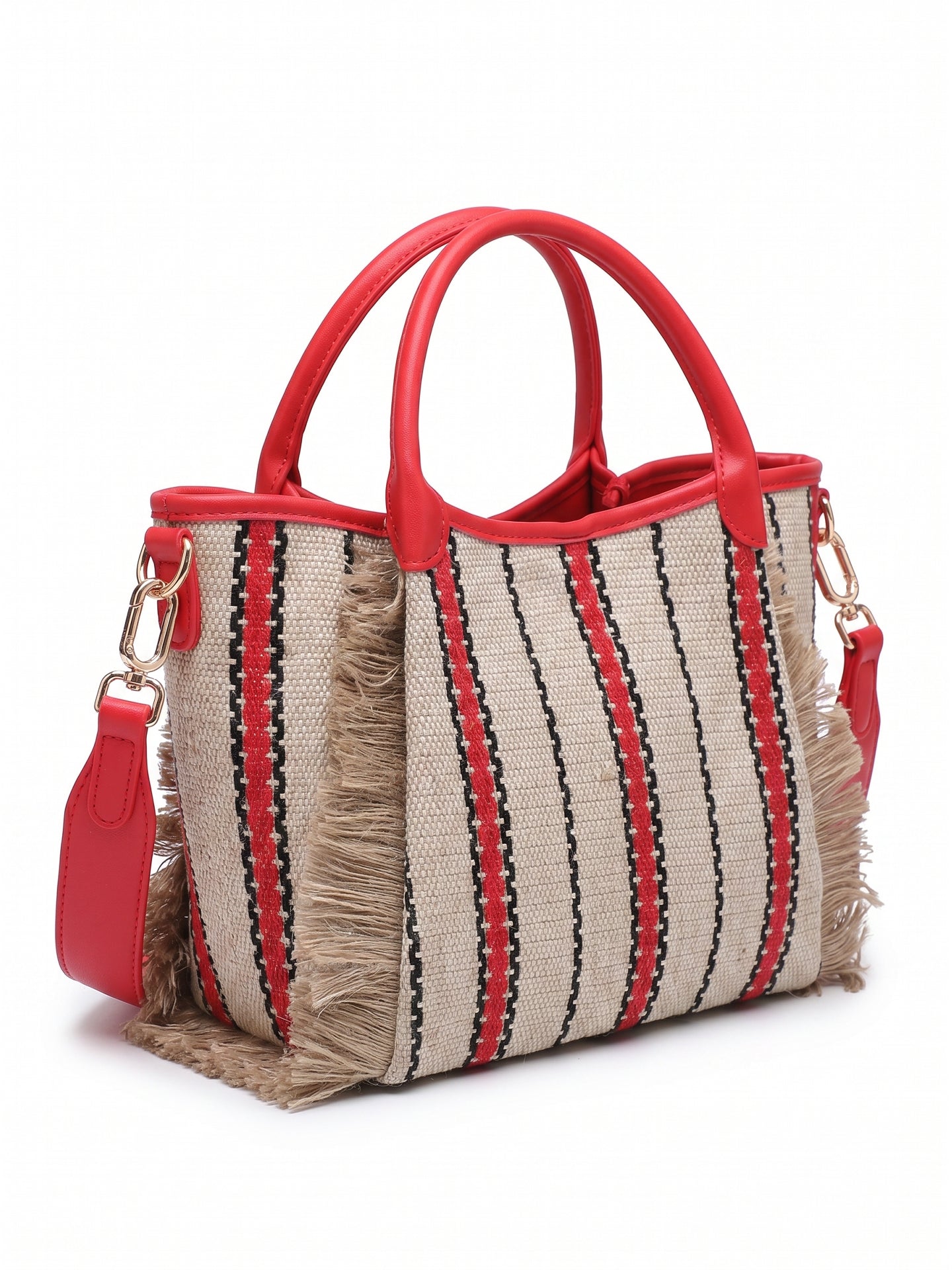 Borsa Shopper in Cotone Rosso