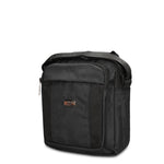 Borsa a Tracolla in 100% Pu Vegan Leather Nero