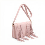 Borsa a Tracolla in Polyurethane Rosa