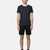 T-shirt in Cotone Blu Navy