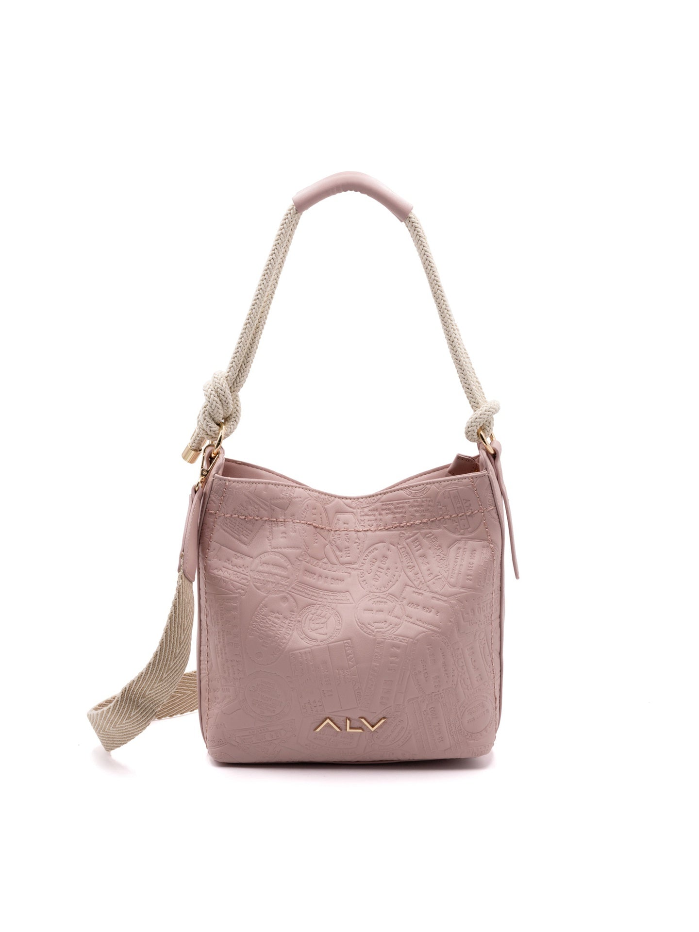 Borsa A Spalla da donna ALV - Rosa