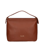 Borsa a Spalla in Vera Pelle Marrone Braccialini