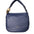 Borsa a Spalla in Vera Pelle Blu Braccialini