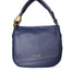 Borsa a Spalla in Vera Pelle Blu Braccialini
