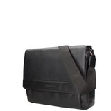 Borsa a Tracolla in Vera Pelle Nero