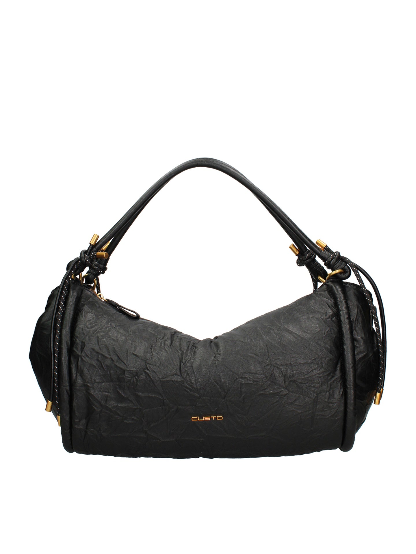 Borsa a spalla CUSTO - Nero