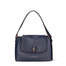 Borsa a Mano in Pelle Vegana Blu Pierre Cardin