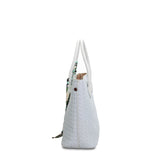 Borsa a Mano in Pelle Vegana Azzurro