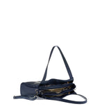 Borsa a Spalla in Vera Pelle Navy