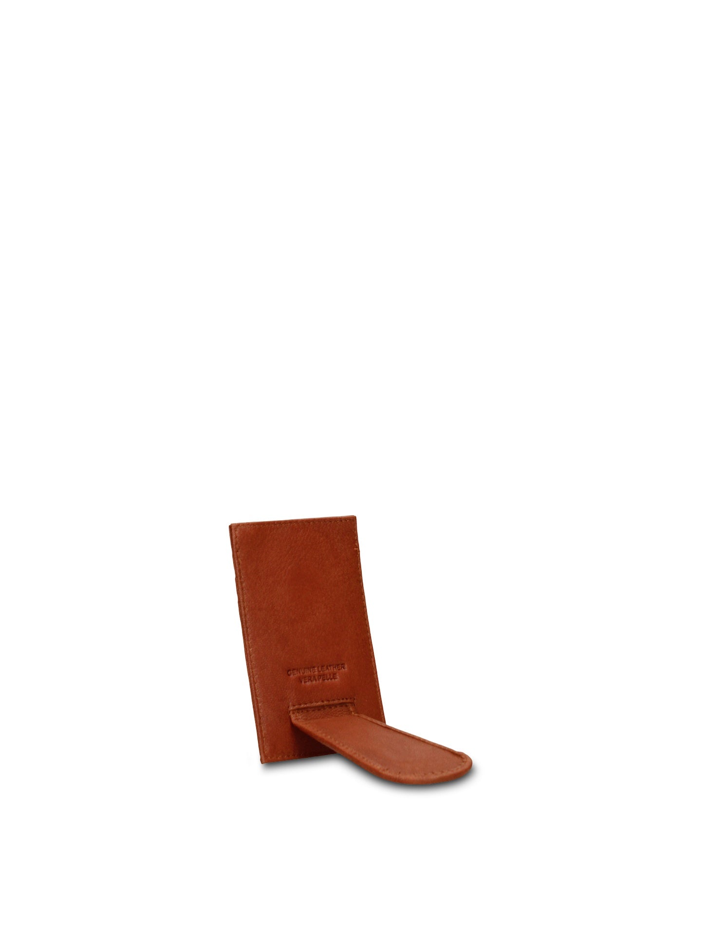Portafoglio in Vera Pelle Cognac