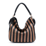 Borsa a Tracolla in Poliestere Marrone