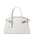 Borsa a mano in Pelle Vegana Bianco GianMarco Venturi