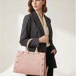 Borsa Shopper in Pelle Vegana Rosa