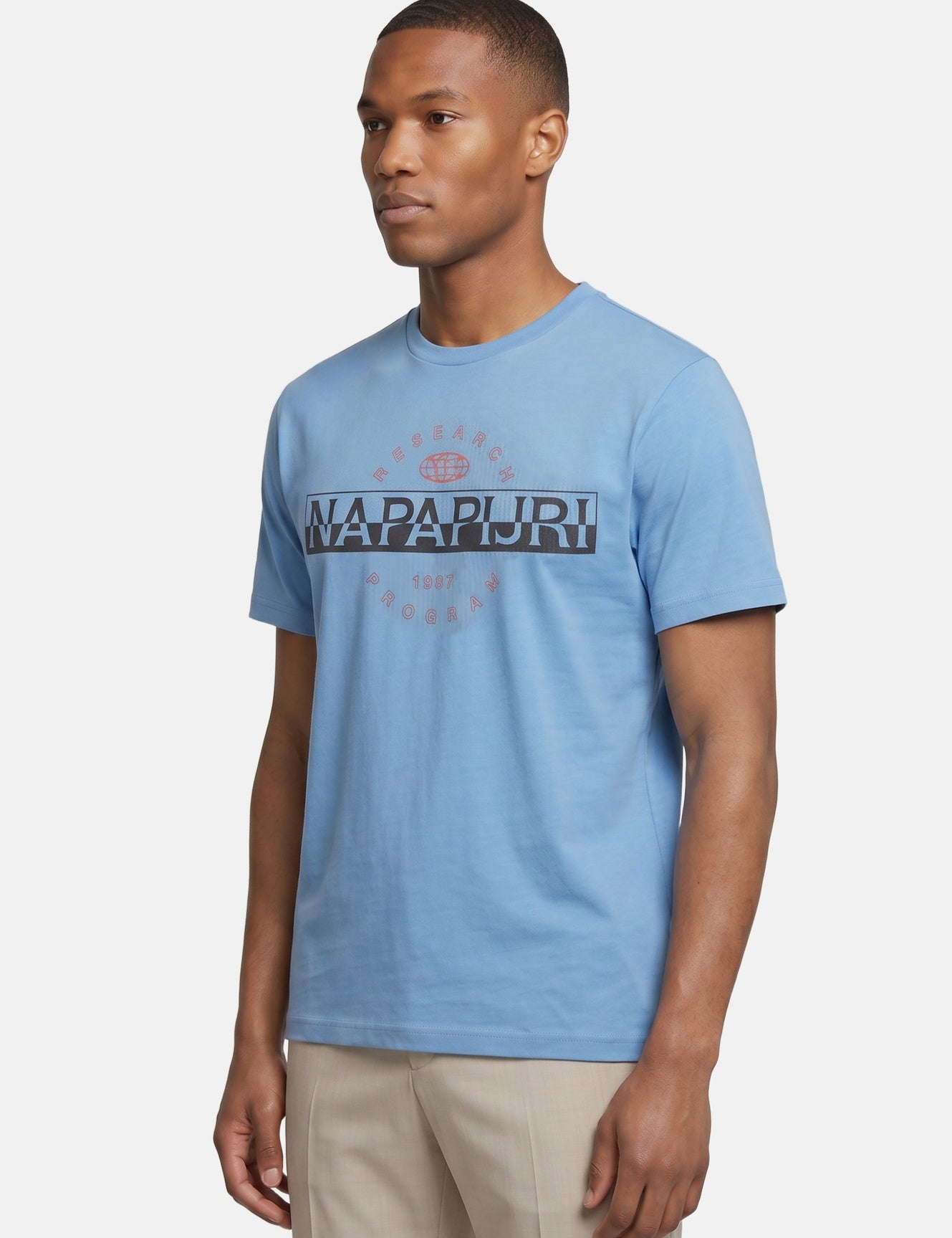 T-shirt in Cotone Blu